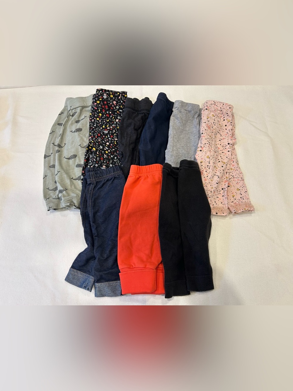 9 baby girl name brand pant bundle size